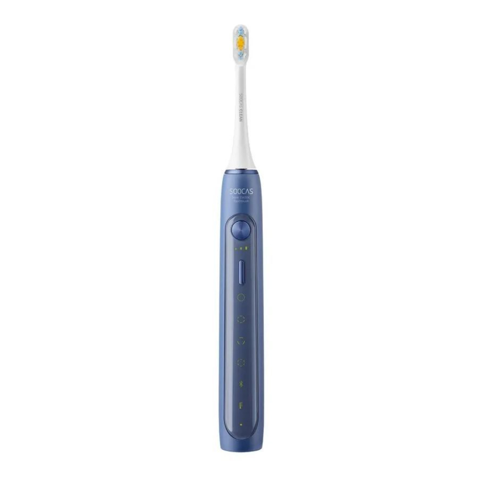 Электрическая зубная щетка SOOCAS X5 Electric Toothbrush (футляр + 3 насадки), синяя